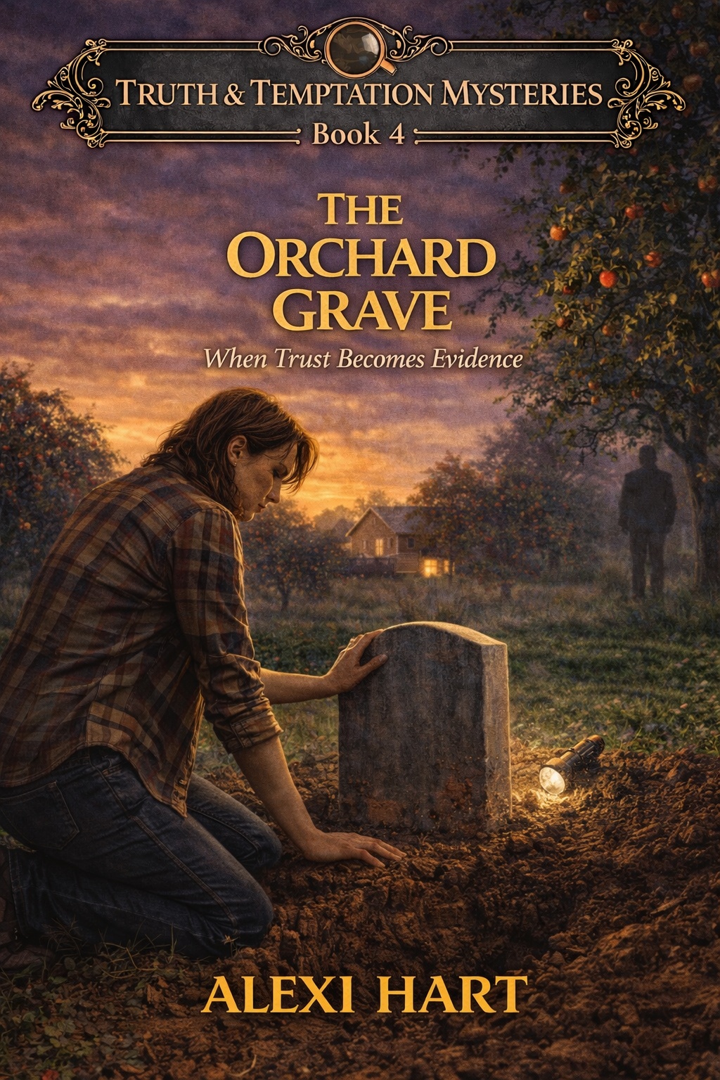 The Orchard Grave, book cover design