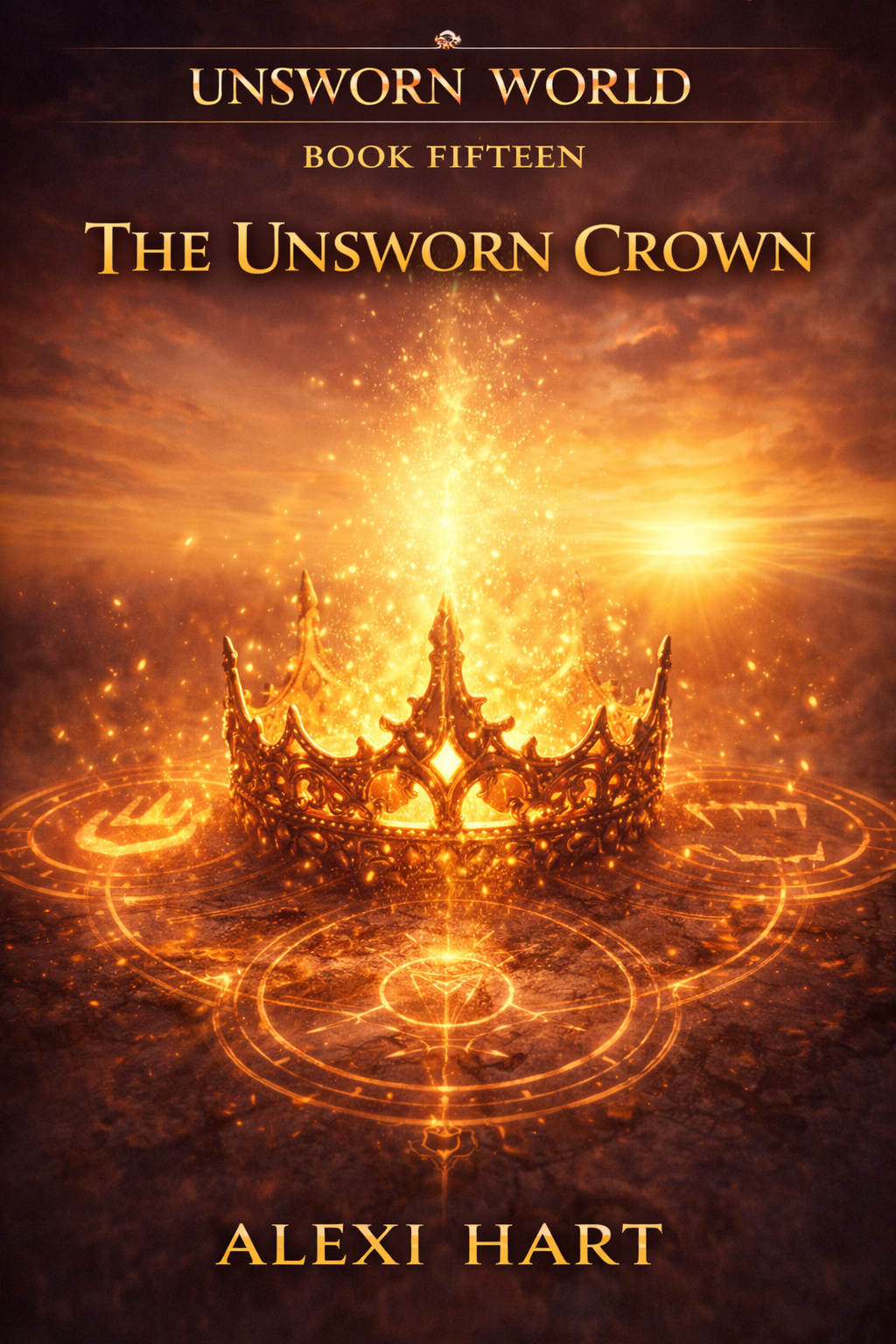 The Unsworn Crown, book cover design