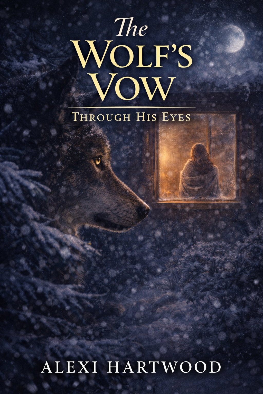 The Wolf's Vow, book cover design