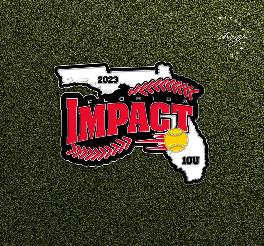 Florida Impact softball coin