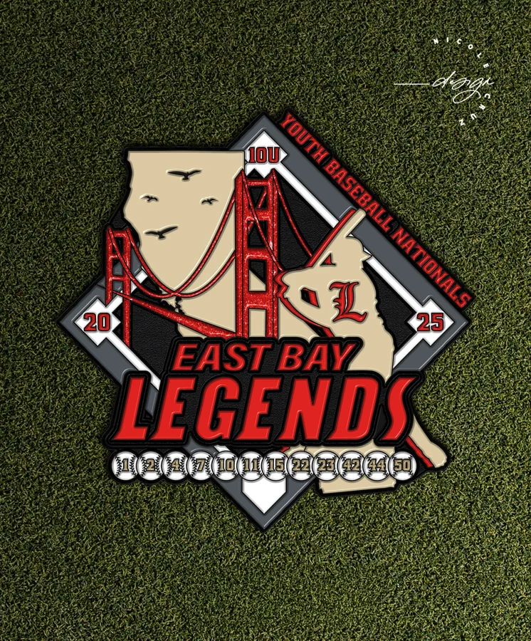 East Bay Legends 10U baseball coin