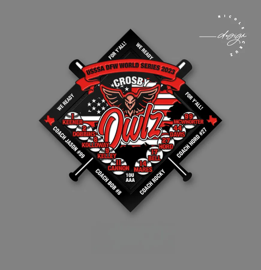 Crosby Owlz baseball coin
