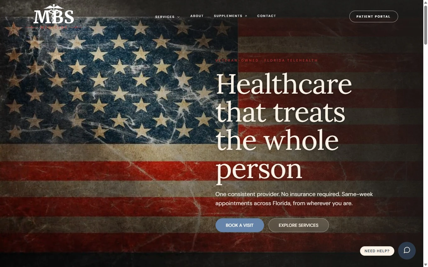 MBS Medicine website screenshot